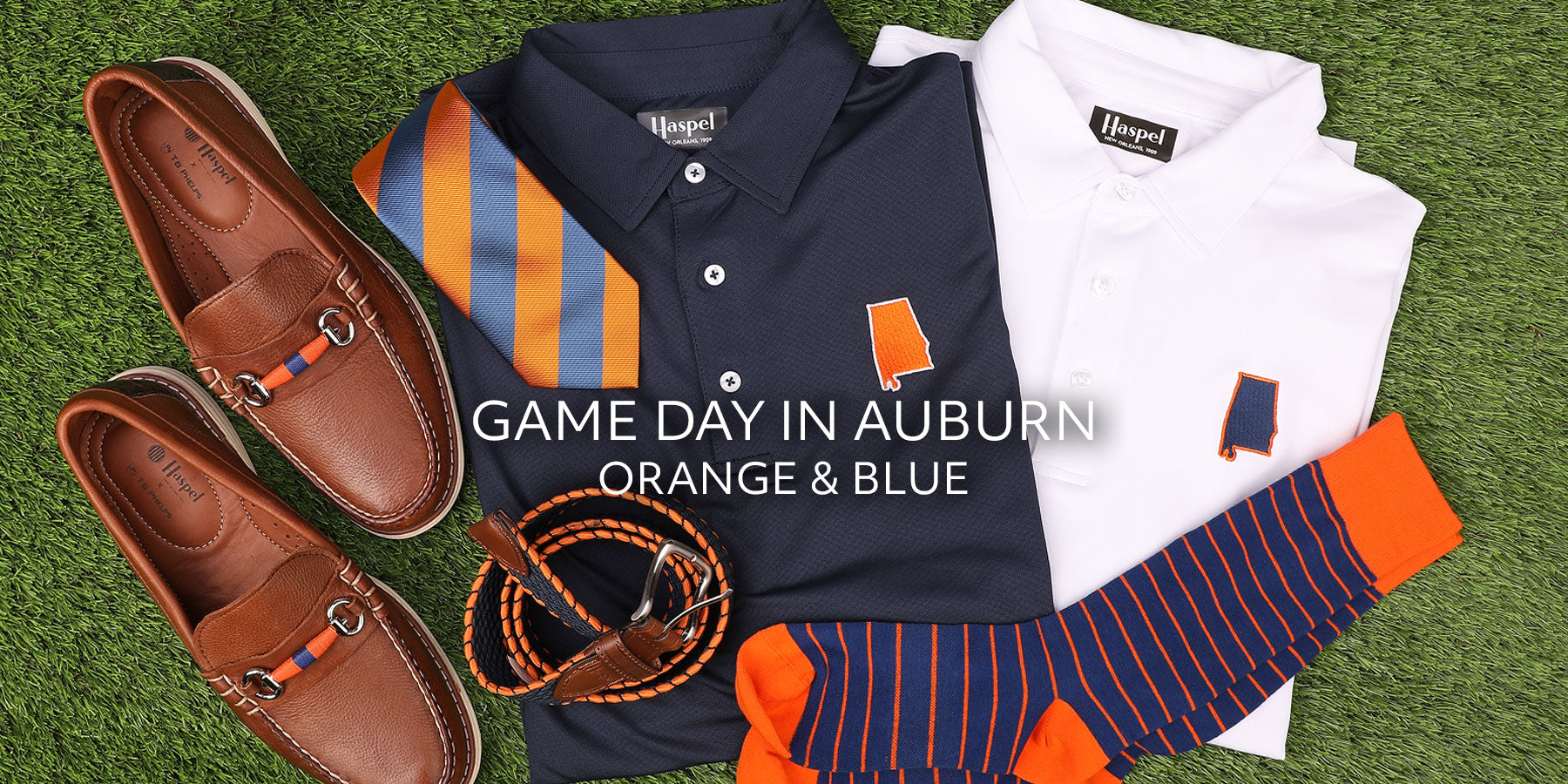 Game Day in Auburn - Orange & Blue