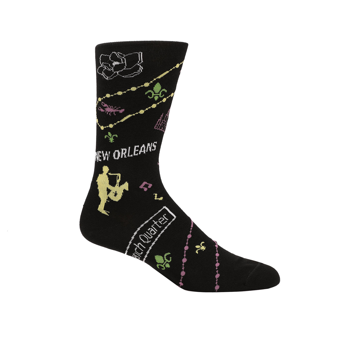 NOLA Multi Black Socks