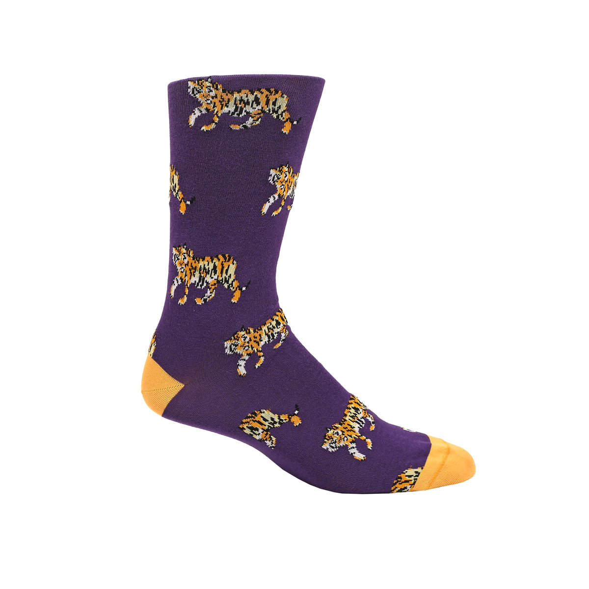 Tiger Den Purple &amp; Gold Socks