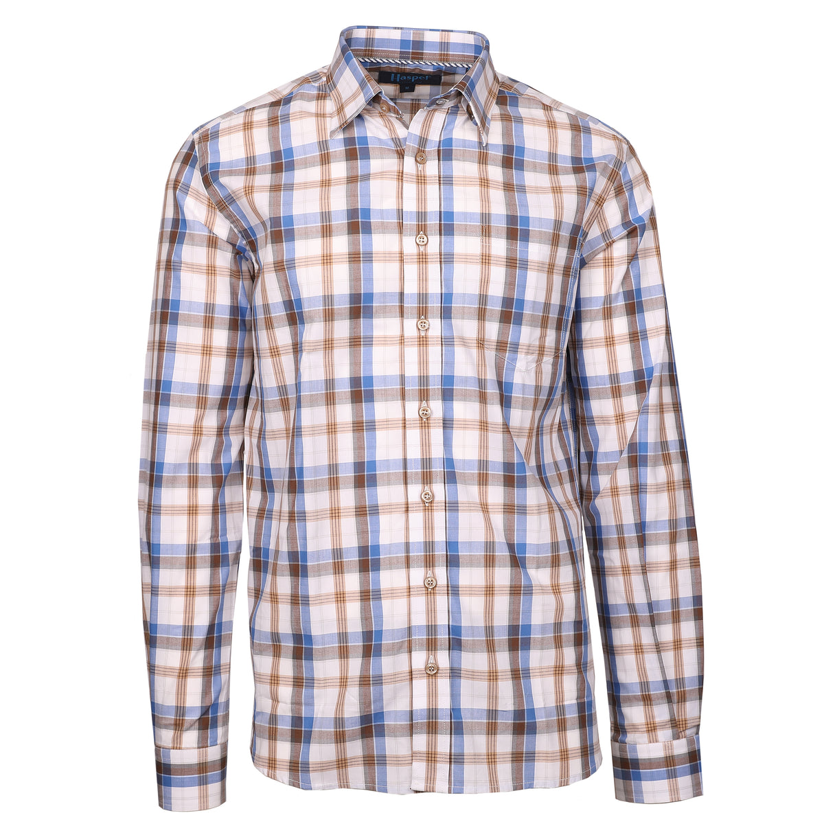 treme blue and brown plaid