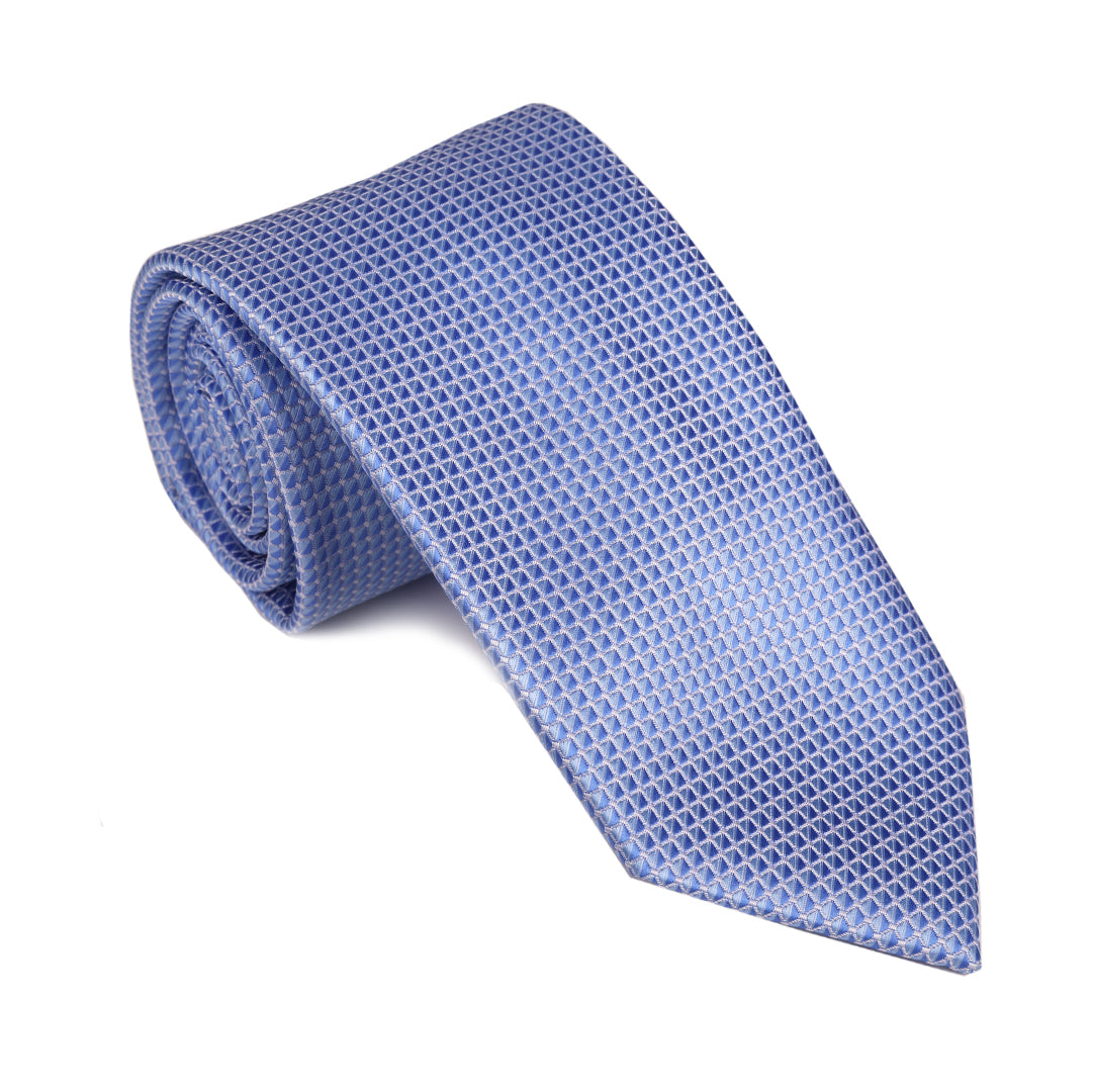 Lt. Blue Textured Solid Tie