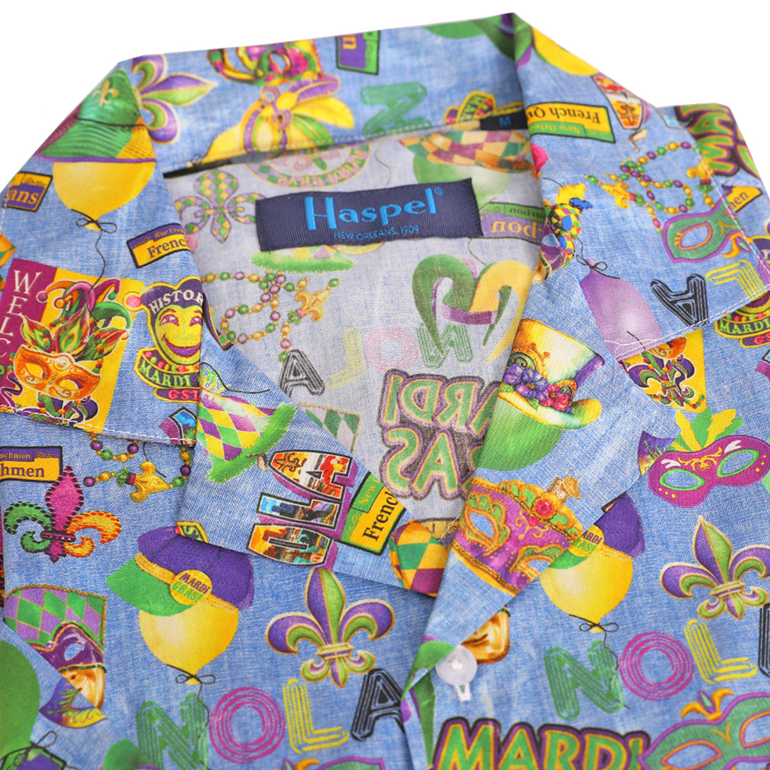 Carnival Mardi Gras Camp Shirt