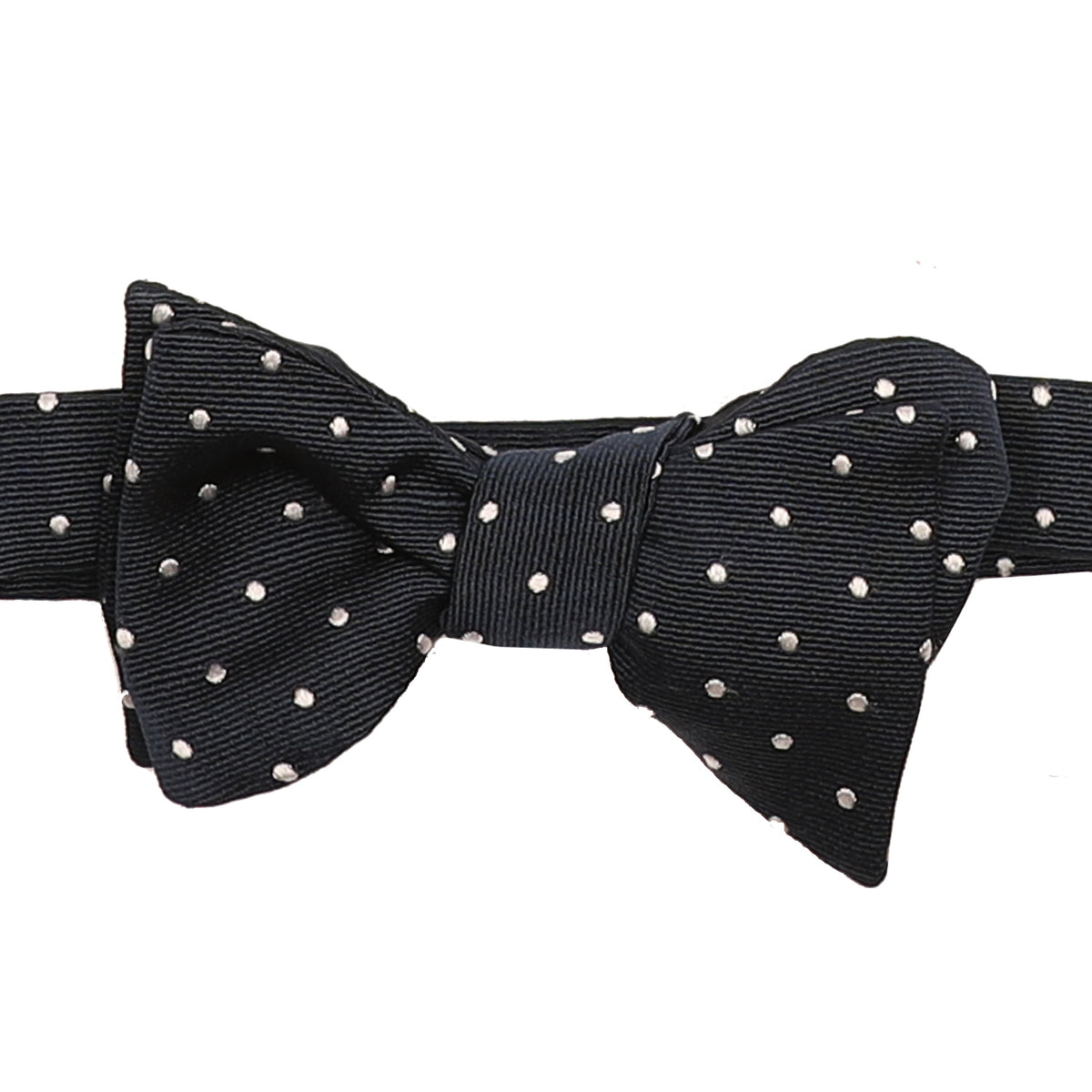 Black Polka Dot Bowtie