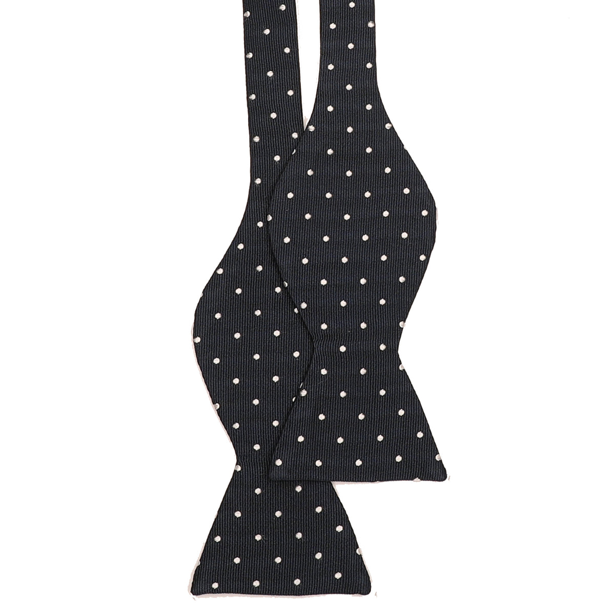 Black Polka Dot Bowtie