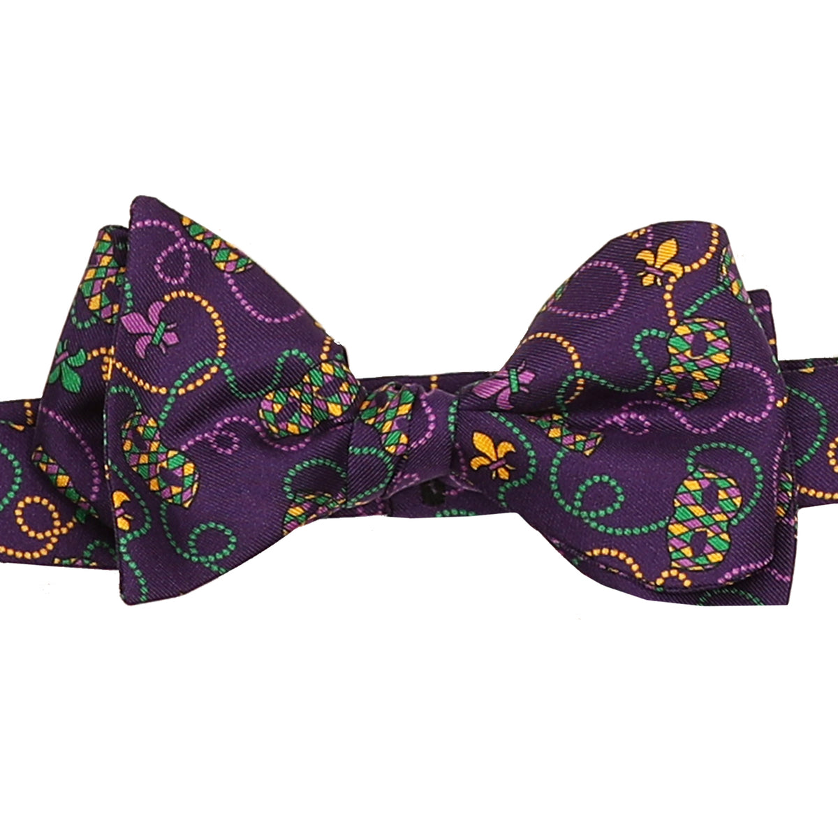 Mardi Gras Masks Bow Tie