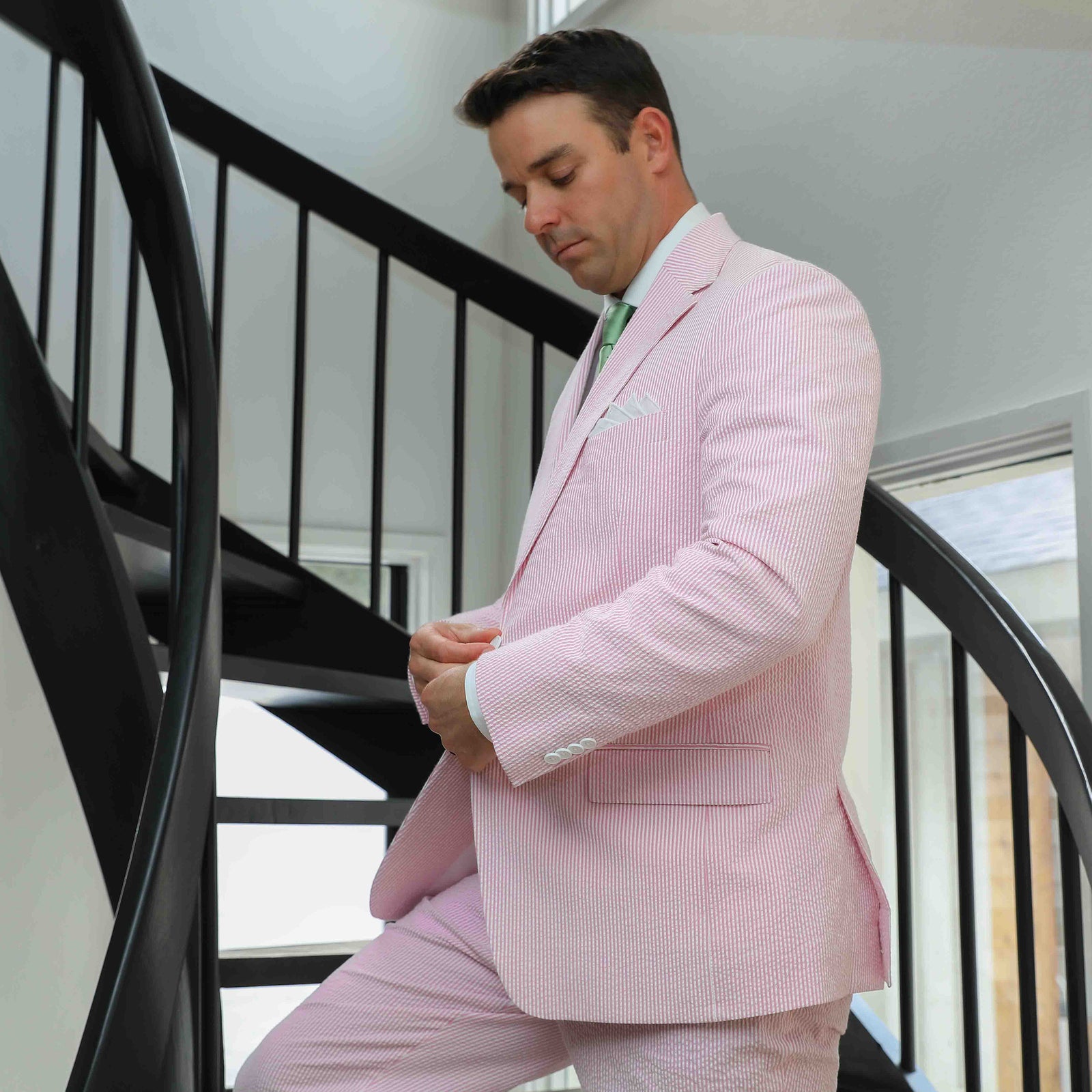 Believe It Blazer Pant Set - Pink