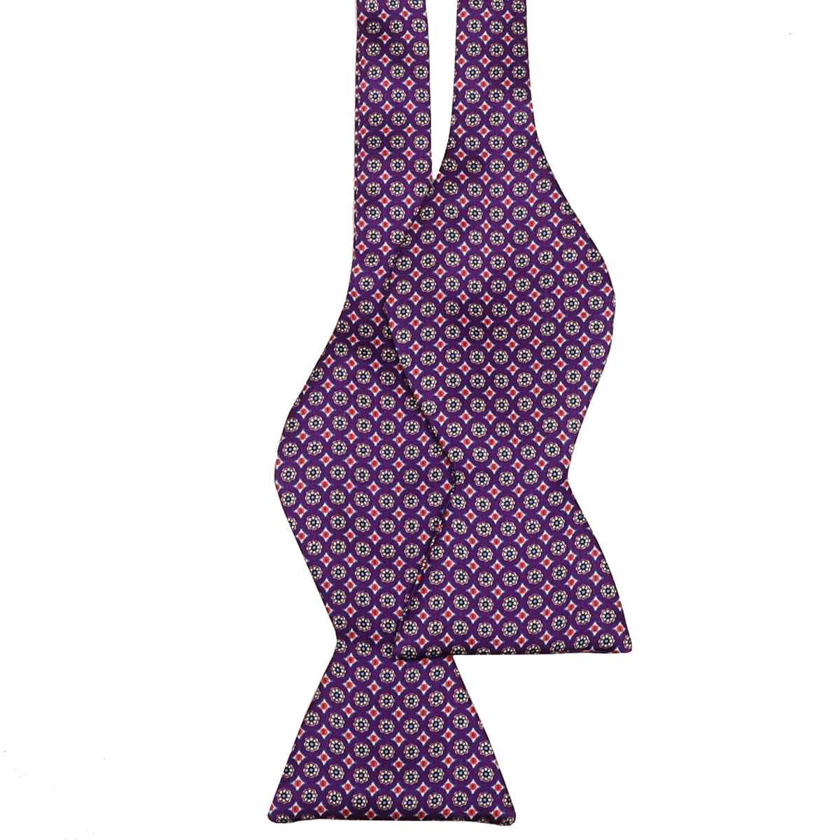 Purple Pink Diamond Bowtie