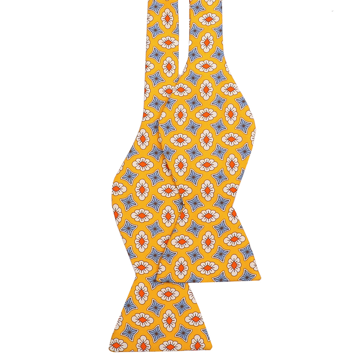 Yellow &amp; Blue Floral Bowtie