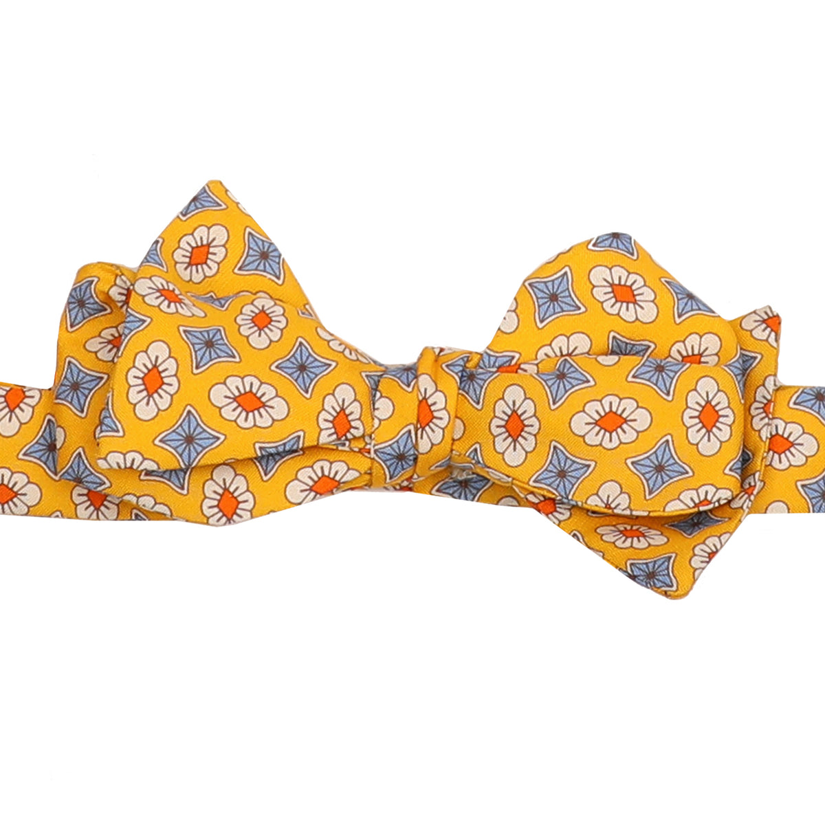 Yellow &amp; Blue Floral Bowtie