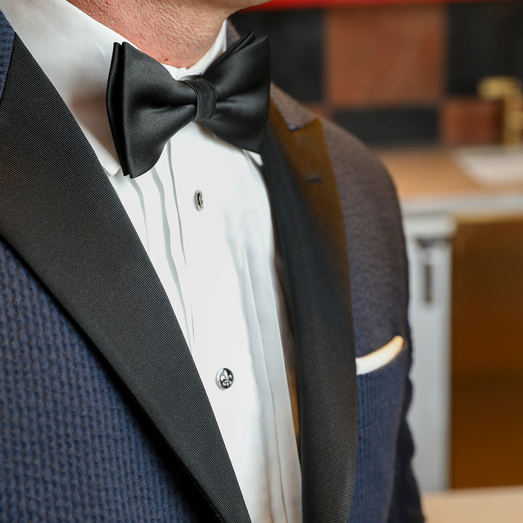 Vieux Carre Navy/Black Seersucker Stretch Tuxedo