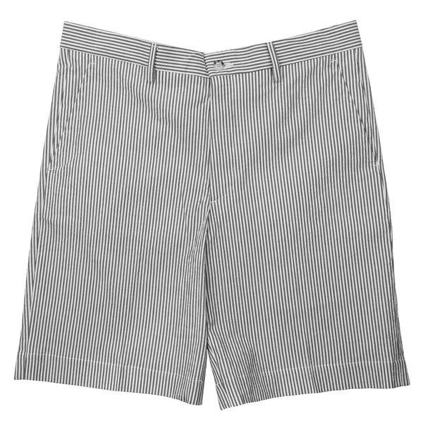 Men's Shorts | Felicity Grey Seersucker Short | Haspel